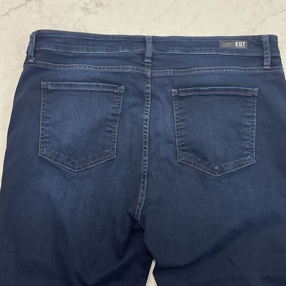 Kut From the Kloth Womens Sz 16 Jeans Diana Fab Ab Skinny High Rise Dark Blue - Picture 12 of 13